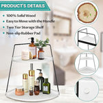 Corner Storage Shelf Counter Standing Rack for Bathroom