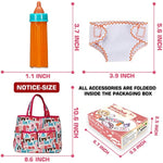 Baby Doll Feeding And Caring Pretend Play Set For Birthday Gift Christmas 14 Pack