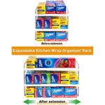 Expandable Foil And Plastic Wrap Organizer
