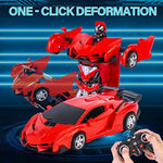 Remote Control Transforming Robot Cars For Kids 8 13 Year Old