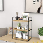 Corner Storage Shelf Counter Standing Rack for Bathroom