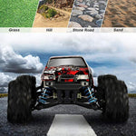 2 4Ghz Rc Road Monster Truck Included 2 Rechargeable Batteries For Boys Girls