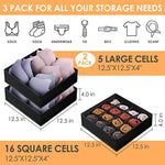 Fabric Foldable Dresser Closet Organizers