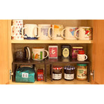 Wood & Metal Top Expandable Counter Shelf
