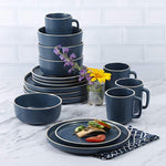 16 Piece Round Kitchen Dinnerware Sets Service For Four