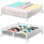 Under Bed Shoe Storage Organizer Drawer With Weels