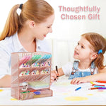Pencil Holder with 10 Compartments and 1 Drawer