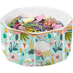 Gold Line Paper Clip Dispenser Organizer for Desk