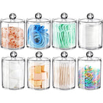 Dispenser Apothecary Jars Bathroom Set with Labels