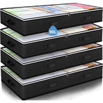 Thick Fabric Storage Bins with Clear Window and Reinforced Handles