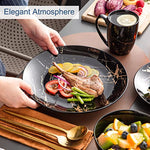 16 Piece Porcelain Dish Sets White Plates And Bowls Set