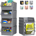 Plastic Stackable Storage Bins for Food
