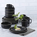 16 Piece Round Kitchen Dinnerware Sets Service For Four