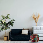 Ethnic Embroidered Pouf Cover