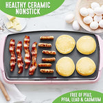 Healthy Ceramic Nonstick Extra Large 20 Electric Griddle