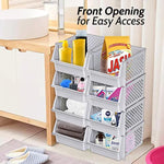 Plastic Stackable Storage Bins for Food