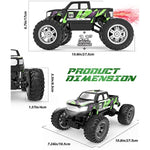 Remote Control 4Wd Truck With Led Light Modes For Boys Girls