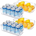 Clear Plastic Bins For Fridge, Freezer & Kitchen