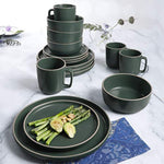 16 Piece Round Kitchen Dinnerware Sets Service For Four