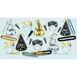 Midnight Party 2023 New Years Eve Decorations Party Supplies For 10 Includes Cone Hats And Glitter Tiara