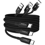USB Type C Charger Cable 3Pack Power Cord