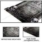 6ct Large Tombstones Halloween Decor Yard Signs with Stakes