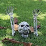 Realistic Skeleton Stakes Halloween Decorations for Lawn