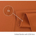 Rectangle Textured Waterproof Tablecloth for Thanksgiving Decoration