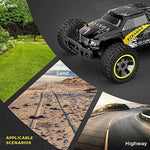 2 4Ghz Rc Road Monster Truck Included 2 Rechargeable Batteries For Boys Girls