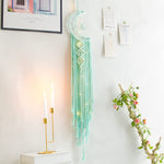 Moon Dream Catcher With Light Decor