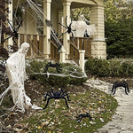 6 Pcs Halloween Giant Hairy Spiders Decorations