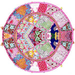 Ethnic Embroidered Pouf Cover