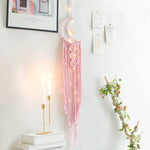 Moon Dream Catcher With Light Decor