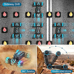 Remote Control Car Hand Controlled Gesture Rc Stunt Car With Spray Lights Music For Kids 6 13 Years Old