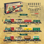 Train Set Electric Train Sets For Boys Toddlers Classical Train Toys Battery Powered Locomotive Engine With Sound And Lights