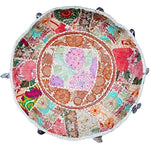 Ethnic Embroidered Pouf Cover