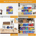 Expandable Foil And Plastic Wrap Organizer