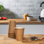 Kraft Paper Hot Coffee Cups