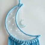 Moon Dream Catcher With Light Decor