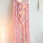 Moon Dream Catcher With Light Decor