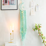 Moon Dream Catcher With Light Decor