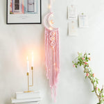 Moon Dream Catcher With Light Decor