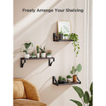 Floating Shelves Wall Mounted Set Of 3