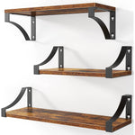 Floating Shelves Wall Mounted Set Of 3