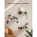 Floating Shelves Wall Mounted Set Of 3