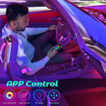 Car Led Lights With App Control 4 Pcs