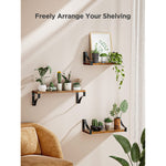 Floating Shelves Wall Mounted Set Of 3