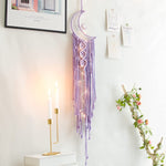 Moon Dream Catcher With Light Decor