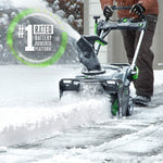 Cordless Snow Blower With Batteries Charger