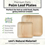 Disposable Bamboo Plates